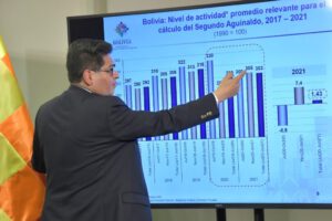 Ministro de Economía, Marcelo Montenegro, explica el doble aguinaldo y el crecimiento del PIB