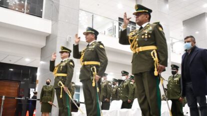 Ascenso de generales en la Policía Boliviana
