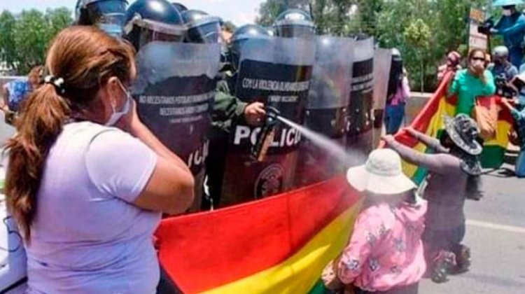 Uso desproporcional de la fuerza por la Policía en bloqueos de Santa Cruz