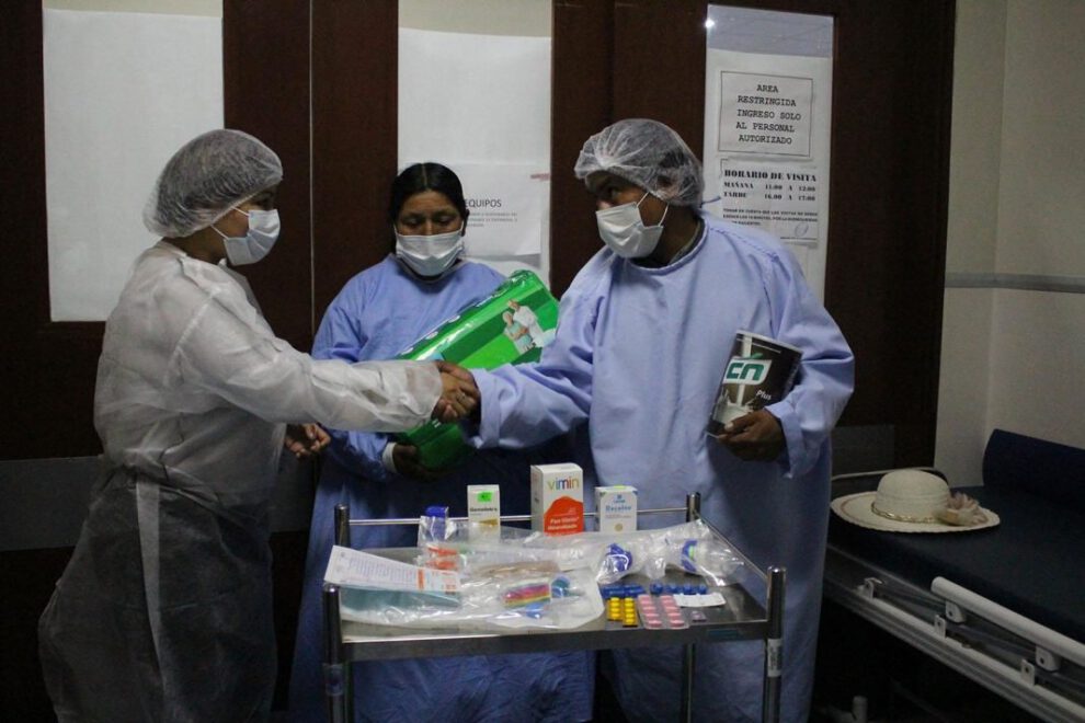 Lotería dona medicamentos a Rubén Canaviri en terapia intensiva
