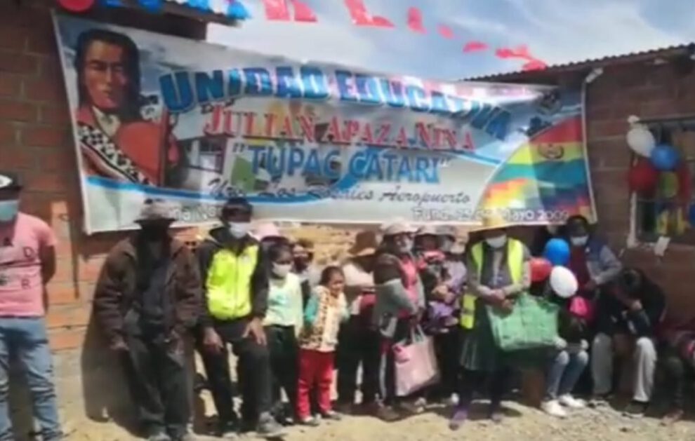 Infraestructura adecuada para la Unidad Educativa Julián Apaza Nina