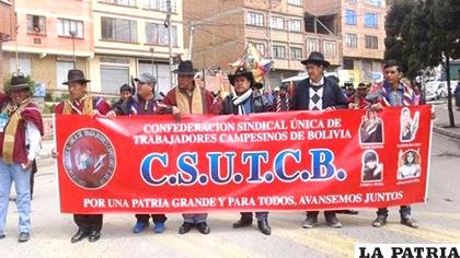 Confederación de campesinos anuncia marcha hacia La Paz en apoyo al gobierno de Luis Arce