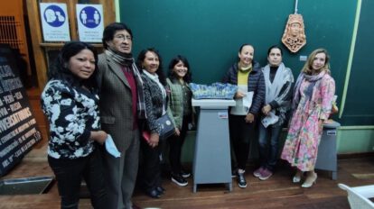 Exposición de arte en cerámica en la Casa de Cultural Simón I. Patiño