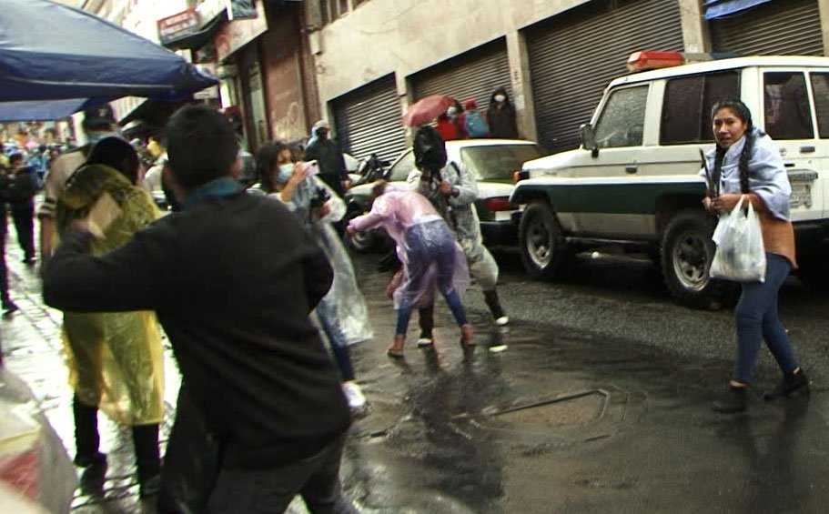 Agresiones a periodistas en La Paz