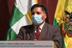 Quelca sigue como Ministro de Educación a pesar de su renuncia