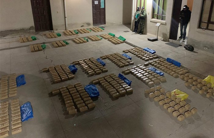 Cocaína secuestrada en Sevaruyo
