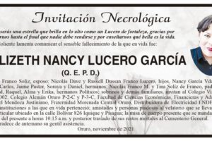 Lic. Lizeth Nancy Lucero García Q. E. P. D.