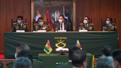 Nuevo Estado Mayor de la Policía Boliviana