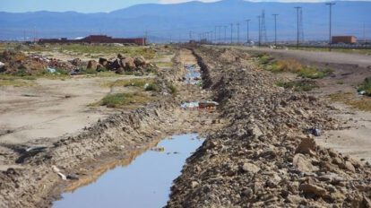 desbordes de ríos en Oruro y Soracachi
