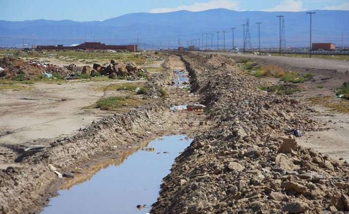 desbordes de ríos en Oruro y Soracachi