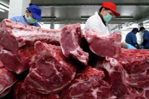 Precio de la carne en el territorio nacional