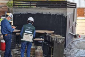 Explosión en restaurante en Santa Cruz
