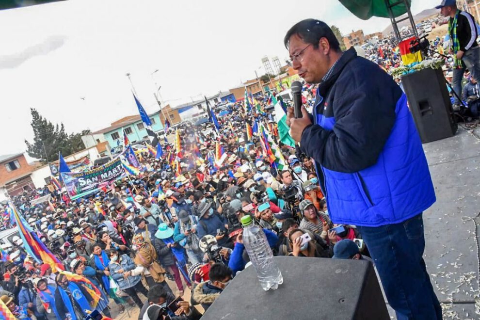 Presidente Arce afirma que ganará elecciones con federalismo