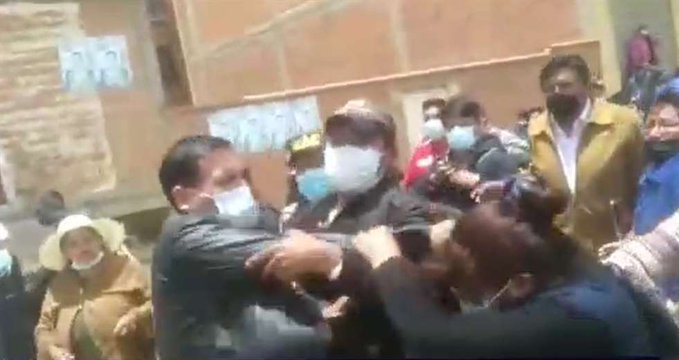 Violencia de concejal contra mujer en El Alto