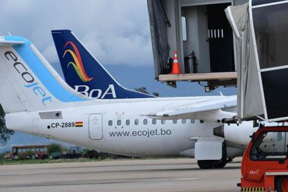 Recuperación pospandemia de la aviación en Bolivia
