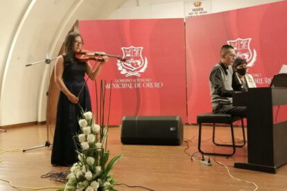 Gabriela Maín brilla en recital de violín