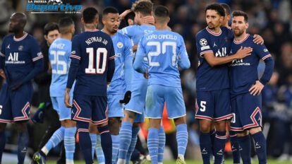Partidazo entre Manchester City y PSG en la Champions League