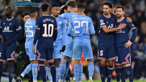 Partidazo entre Manchester City y PSG en la Champions League