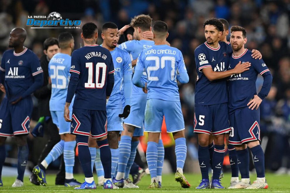 Partidazo entre Manchester City y PSG en la Champions League