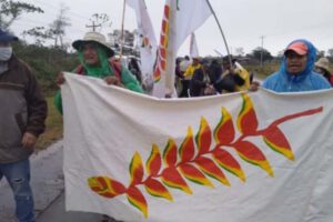 Los marchistas indígenas retornarán a sus tierras