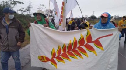 Los marchistas indígenas retornarán a sus tierras