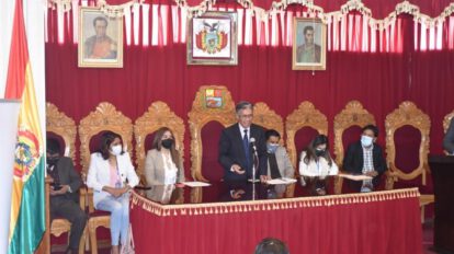 restitución del derecho a la familia de niños acogidos en Oruro
