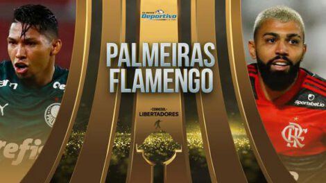 Copa Libertadores entre Palmeiras y Flamengo