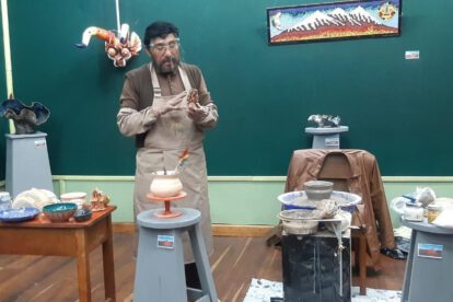 Exhibición de cerámica en la Casa de la Cultura