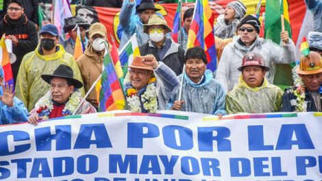 Marcha por la patria en La Paz