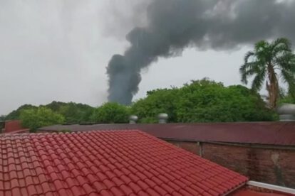 Fuga de combustible provoca incendio en Santa Cruz