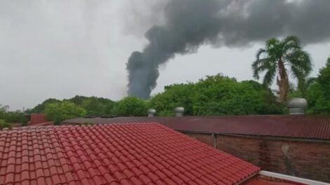 Fuga de combustible provoca incendio en Santa Cruz