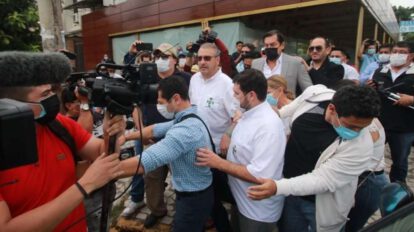Rómulo Calvo en el Ministerio Público