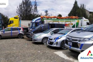 Comisan vehículos en La Paz