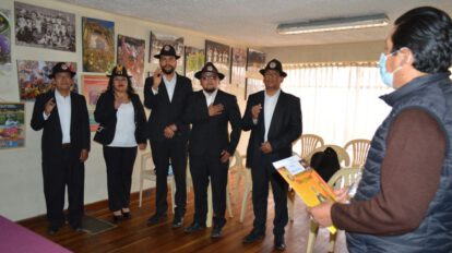 La posesión del directorio de la Morenada Zona Norte