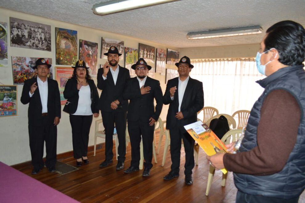 La posesión del directorio de la Morenada Zona Norte