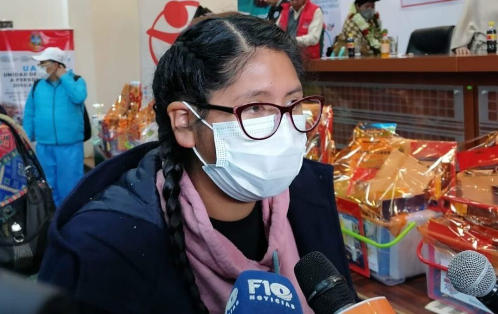 La alcaldesa de El Alto, Eva Copa, descarta nuevas restricciones por Covid-19