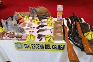 Aprehensión de traficante de armas durante operativo policial