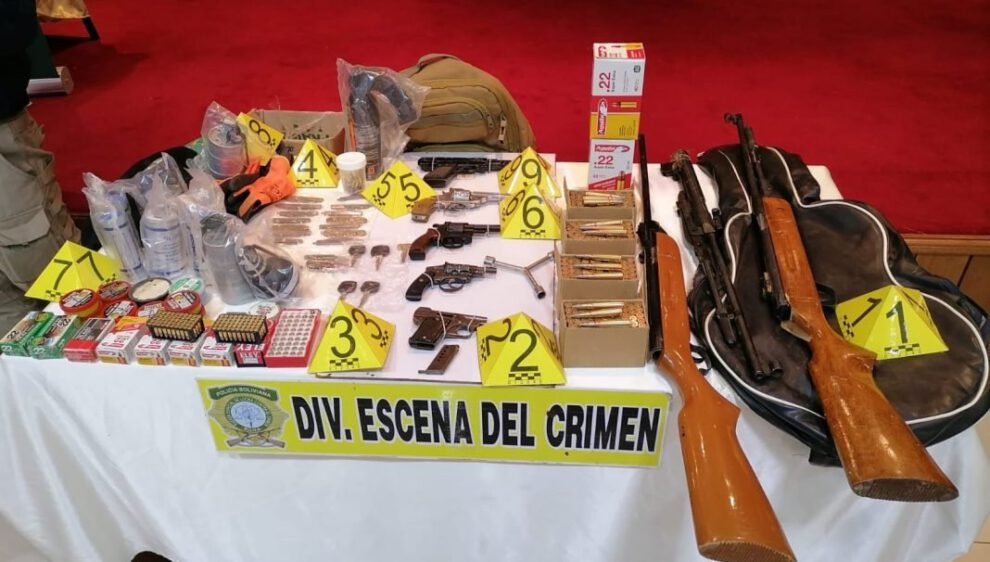 Aprehensión de traficante de armas durante operativo policial