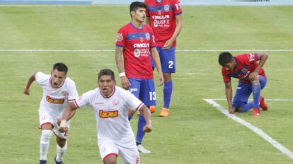 FC Universitario anota el gol de empate en la Copa Simón Bolívar