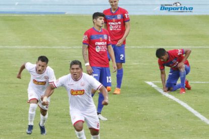 FC Universitario anota el gol de empate en la Copa Simón Bolívar