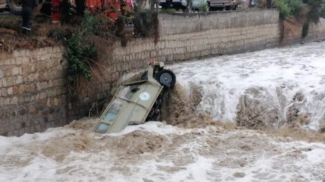 Accidente de vehículo militar en La Paz