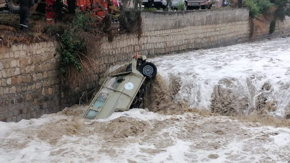 Accidente de vehículo militar en La Paz