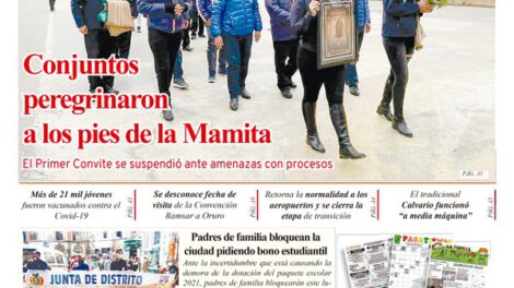 Edición impresa del periódico La Patria