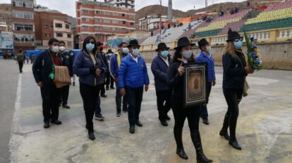 Carnaval de Oruro con la Virgen del Socavón