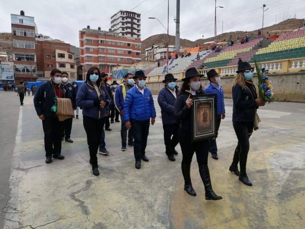 Carnaval de Oruro con la Virgen del Socavón