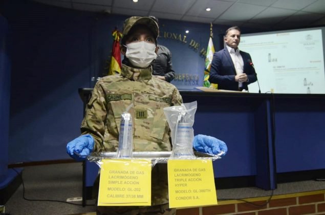 Caso gases lacrimógenos