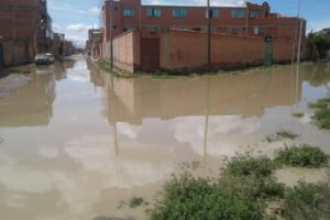 Inundaciones en Oruro durante la temporada de lluvias