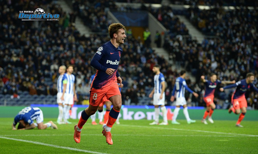 Atlético de Madrid vence al Porto en la Champions League