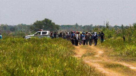 Informe a la Policía de Santa Cruz sobre encapuchados en Las Londras