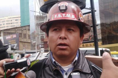 Juan Carlos Huarachi, exejecutivo de la Central Obrera Boliviana